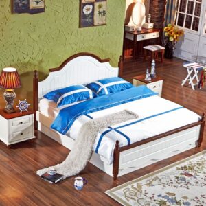 Giường ngủ cho bé đơn giản kiểu Châu Âu GTE010