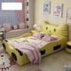 Giường công chúa kiểu con mèo Hello Kitty GTE018 màu vàng