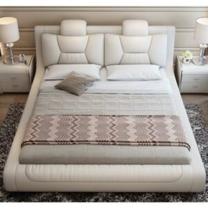 Giường hiện đại bọc da cao cấp sang trọng GN006 4