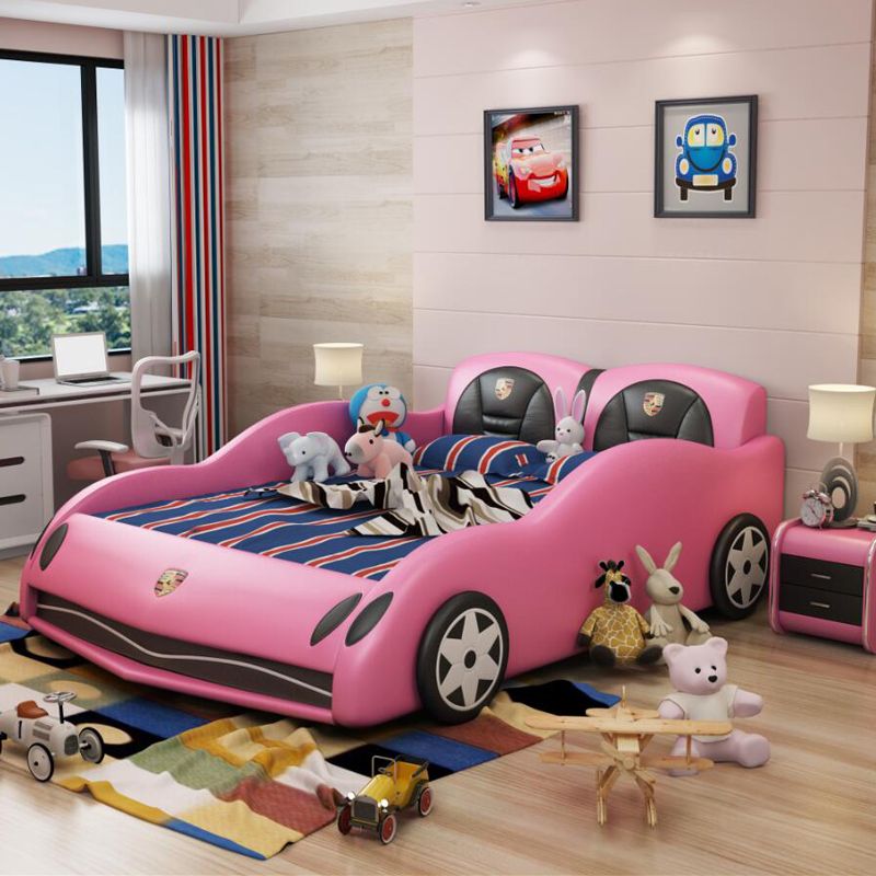 Giường ô tô thể thao đẹp cho bé trai GTE042 màu hồng Giường ô tô thể thao đẹp cho bé trai GTE042 màu hồng