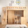 Giường tầng trẻ em đa năng kết hợp bàn học + tủ quần áo GTE060 4