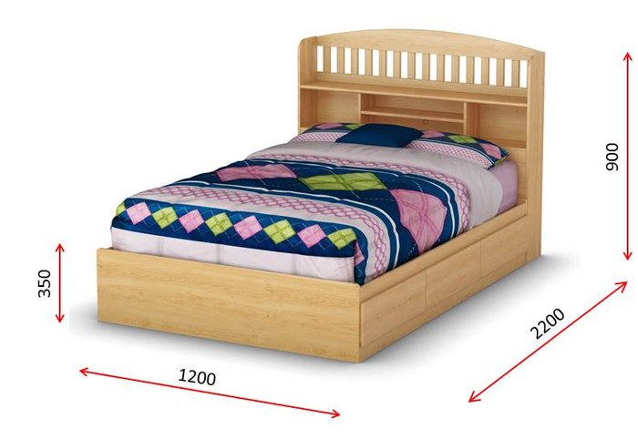 Kích thước giường ngủ trẻ em chuẩn