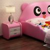 Giường cho bé hình chú gấu Panda dễ thương GTE030 màu hồng 2a