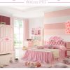 Trọn bộ nội thất công chúa màu hồng dễ thương cho bé gái GTE025