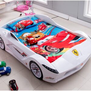 Giường ô tô Nhập Khẩu xe đua 3D Ferrari cao cấp GTE078 Giường ô tô Nhập Khẩu xe đua 3D Ferrari cao cấp GTE078