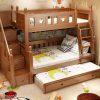Giường tầng cho bé làm bằng gỗ sồi GTE049 4