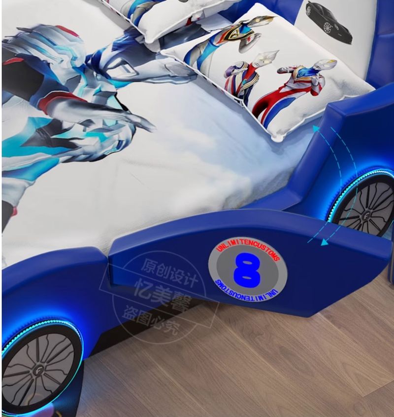 giường ngủ hình ô tô nhập khẩu GTE089 6