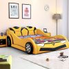 Giường trẻ em kiểu dáng ô tô hoạt hình BATMAN GTE095 màu vàng