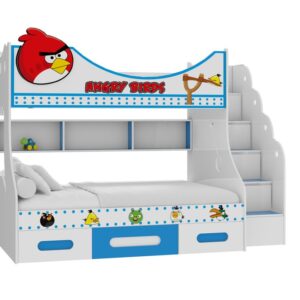 Giường tầng in hình chú chim Happy Birds GTE11