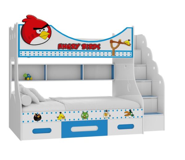 Giường tầng in hình chú chim Happy Birds GTE11
