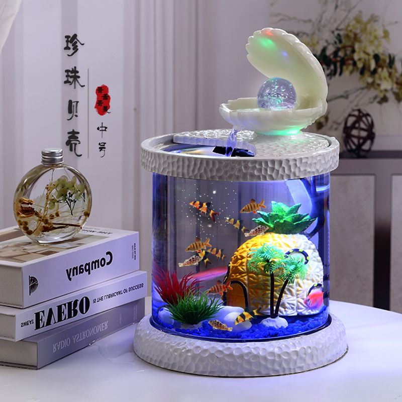 Bể cá mini để bàn có thác nước BC004 3