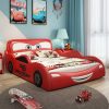 Giường ngủ ô tô hoạt hình tia chớp MCQUEEN màu đỏ