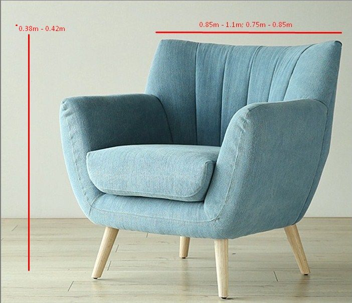 Kích thước ghế sofa đơn