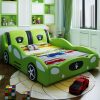 Giường cho bé kiểu dáng ô tô xe đua F1 GTE121 màu xanh lá cây
