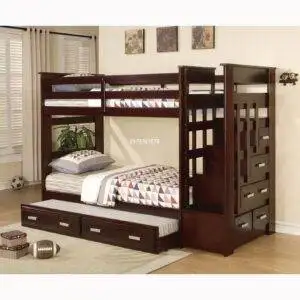 Giường 3 tầng có ngăn kéo giá rẻ gỗ thông tự nhiên Giường 3 tầng có ngăn kéo giá rẻ gỗ thông tự nhiên