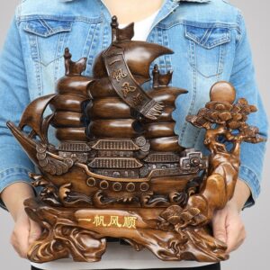 Thuyền buồm rồng QT007 - quà tặng phong thủy thuận đường xuôi gió 2