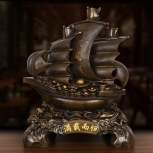 Thuyền buồm rồng QT007 - quà tặng phong thủy thuận đường xuôi gió 5
