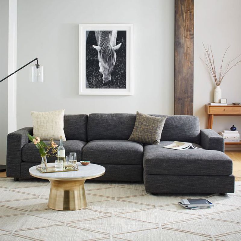 Bộ ghế sofa đơn giản bọc nỉ sang trọng SF027 2