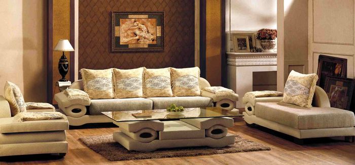 Bàn ghế sofa tân cổ điển sẽ mang đến cho phòng khách của bạn một vẻ đẹp thanh lịch, quyến rũ. Tông màu trang nhã, đường nét uyển chuyển của chiếc bàn ghế sẽ tạo nên một không gian sống sang trọng, thoải mái cho bạn thư giãn.