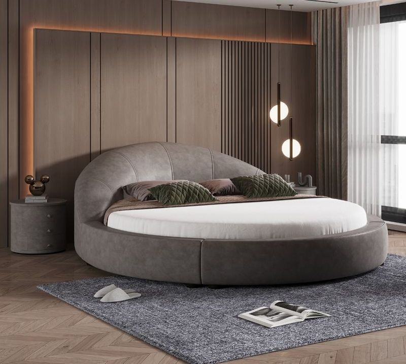 Giường ngủ tròn đẹp GN061 số 4