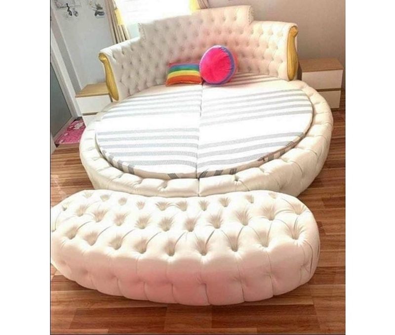 Giường ngủ tròn đẹp GN061 số 5