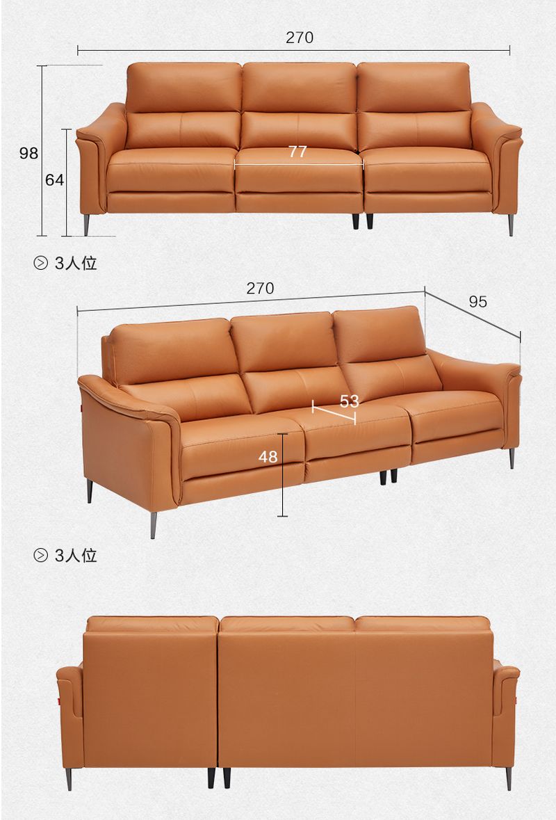Kích cỡ Mẫu sofa phòng khách hiện đại, sofa văng SF029 2