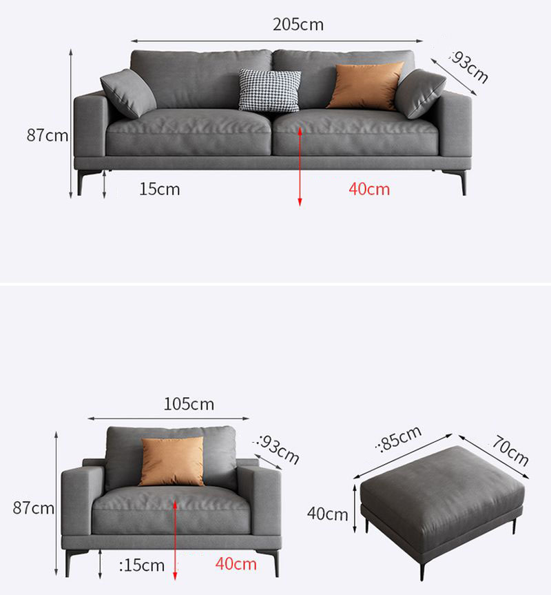 Mẫu sofa văng phong cách bắc âu SF031 2