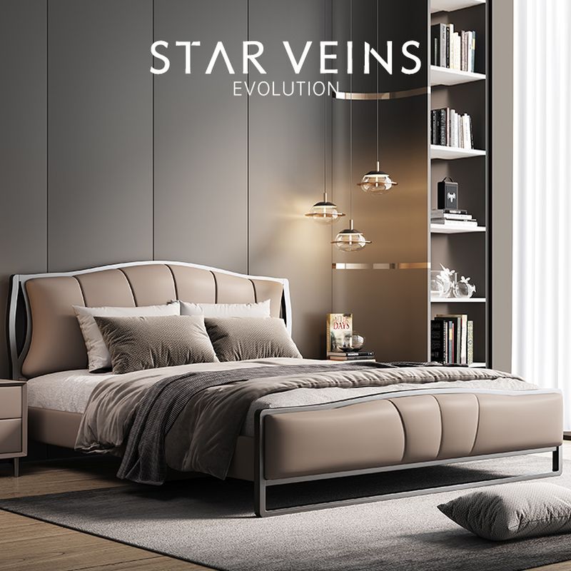 Giường ngủ hiện đại bọc da nhập khẩu GN040 3 Giường ngủ hiện đại bọc da nhập khẩu GN040 3