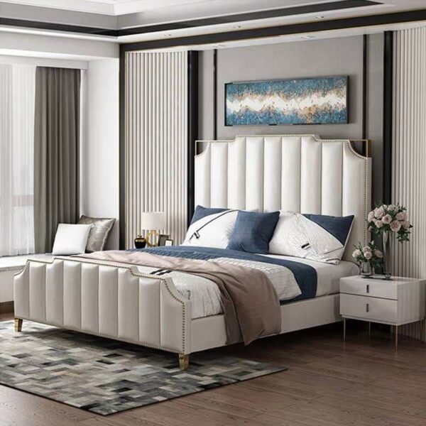 Mẫu GN047 - Kiểu B, có đai thép sơn nhũ vàng