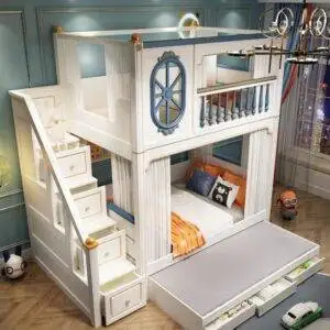 Giường tầng nhập khẩu cao cấp GTE148 có trần Giường tầng nhập khẩu cao cấp GTE148 có trần