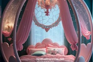 Giường công chúa cho bé gái đẹp tại tphcm ( sài gòn)