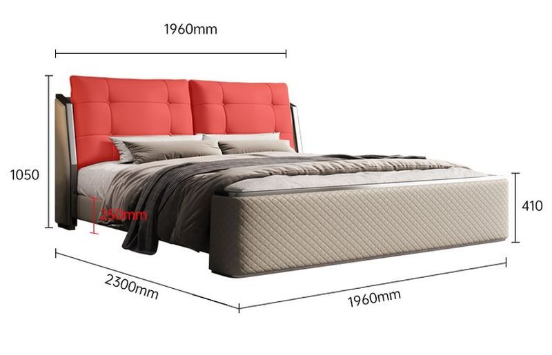 Kích cỡ Giường cao cấp Luxury đẹp, giường đôi, giường cưới sang trọng GN069 7