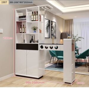 Kệ tủ rượu kiêm quầy bar thu gọn TR014 2