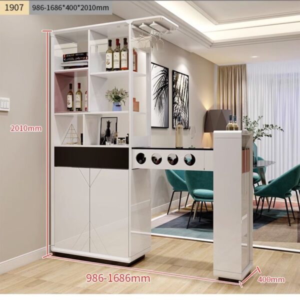 Kệ tủ rượu kiêm quầy bar thu gọn TR014 2