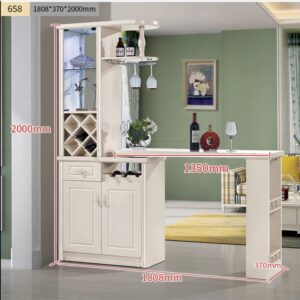 Kệ tủ rượu kiêm quầy bar thu gọn TR014 4