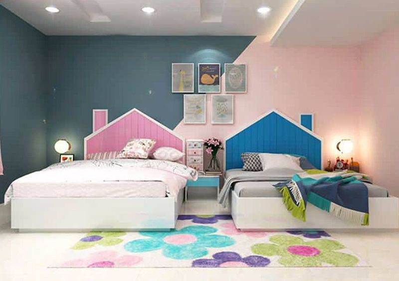 Thiết kế phòng ngủ dùng chung dành cho bé trai và bé gái đẹp 5
