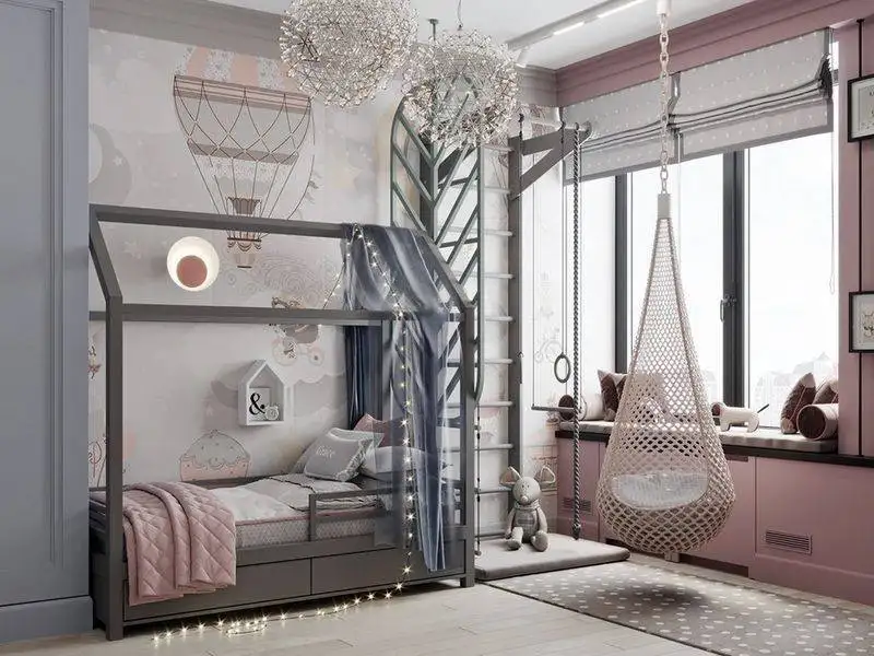 Một số ý tưởng về phòng chơi cho bé hấp dẫn