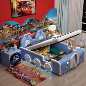 Giường siêu xe có loa nghe nhạc đèn led GTE167 4 Giường siêu xe có loa nghe nhạc đèn led GTE167 4