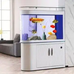 Bể cá nhập khẩu kính đúc trong BC035 màu trắng