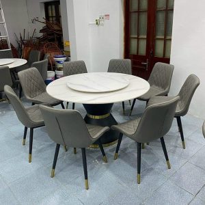 Bàn ăn tròn xoay Nhập Khẩu BC005 2