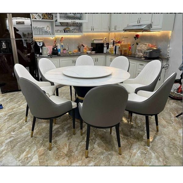 Bàn ăn tròn xoay Nhập Khẩu BC005 4