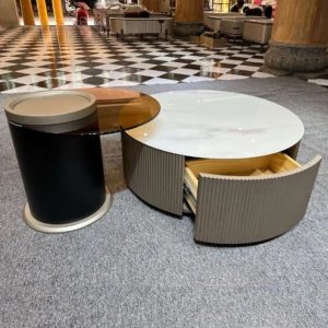 Bàn trà đôi nhập khẩu BT005 1