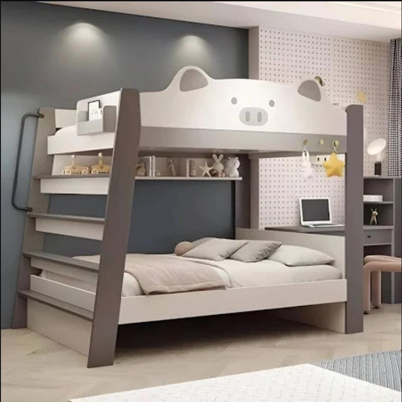 Giường 2 tầng gỗ công nghiệp đẹp A6