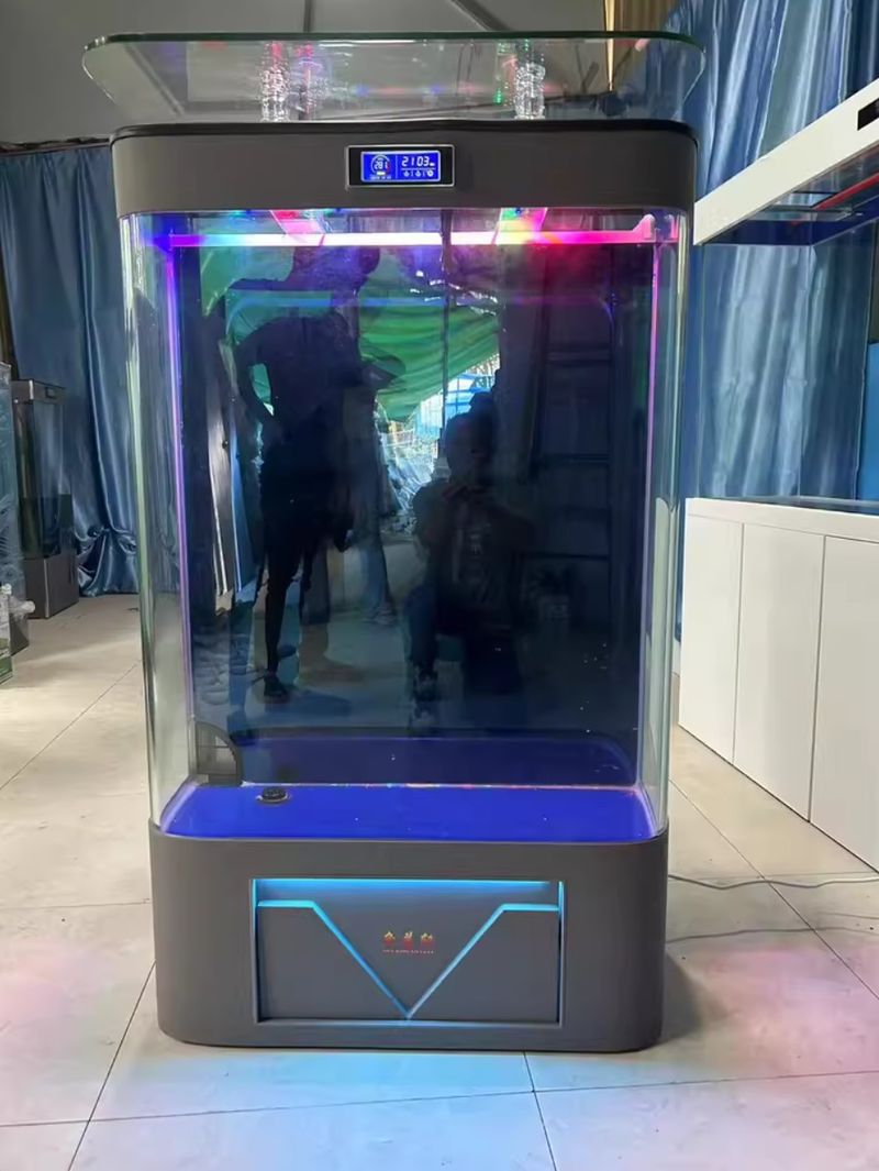 Ảnh thật bể cá BC039 lọc vách đầy đủ tính năng