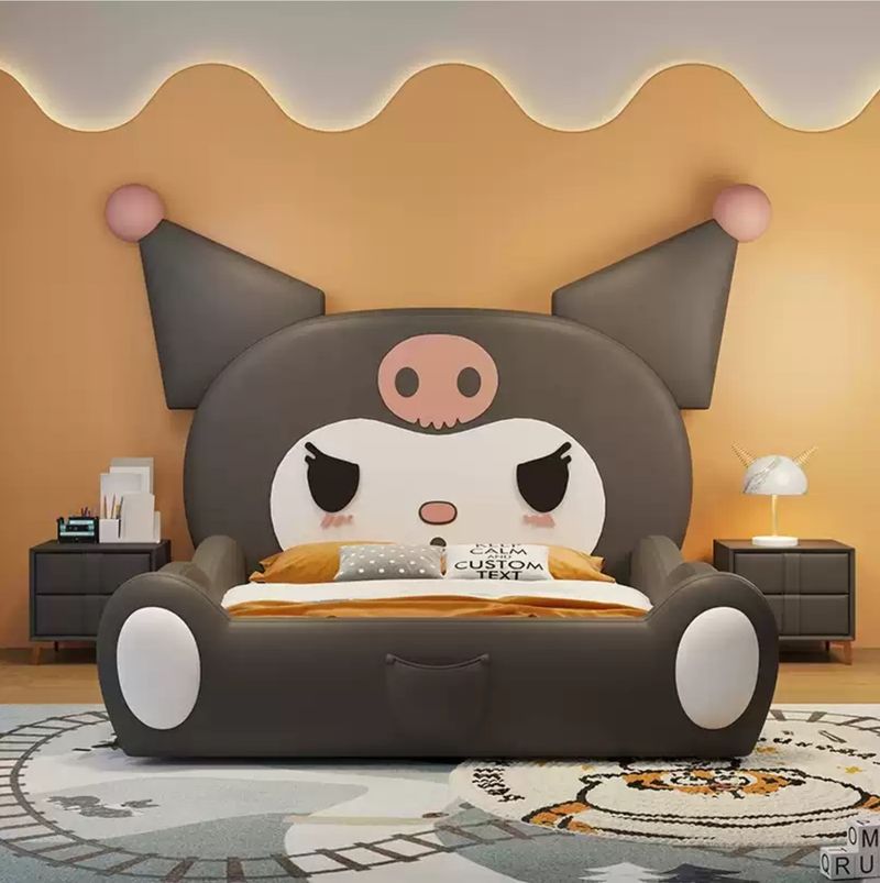 Giường ngủ cho bé Kuromi đáng yêu GTE172 2 Giường ngủ cho bé Kuromi đáng yêu GTE172 2