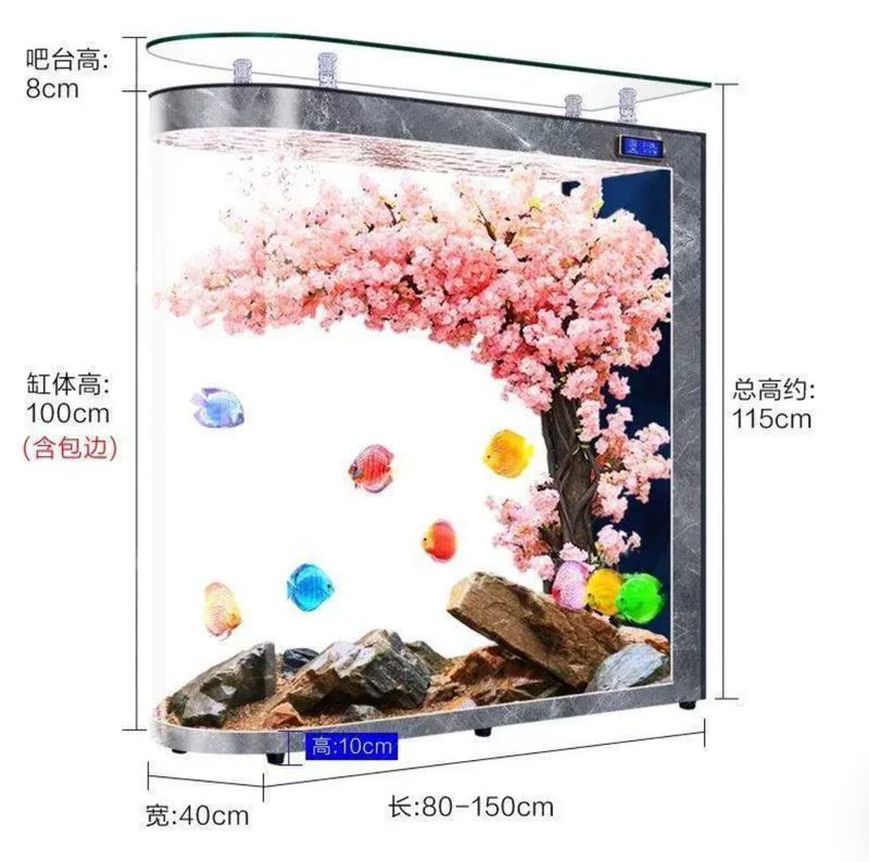 Kích cỡ Bể cá trong nhà đẹp BC047
