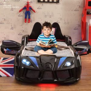 Giường ô tô nhập khẩu gte173 màu đen với tính năng mở 2 cánh xe như ô tô thật Giường ô tô nhập khẩu gte173 màu đen với tính năng mở 2 cánh xe như ô tô thật