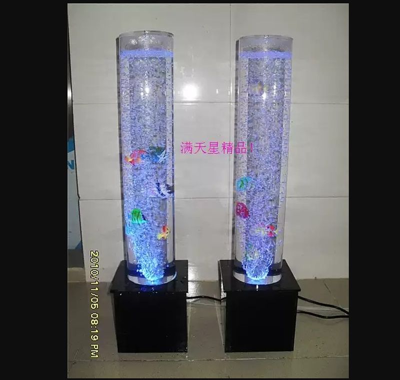 Trụ đứng trang trí đèn led sủi bong bóng BC050